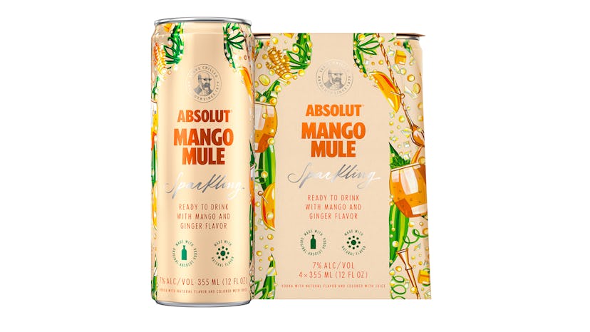 Absolut mango mule canned cocktail