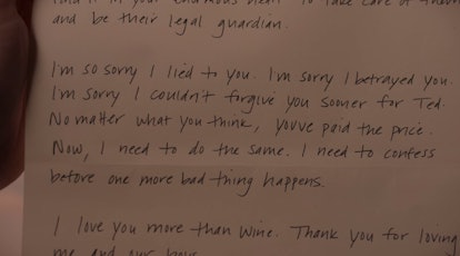 Jen's letter to Judy in 'Dead To Me' Season 2