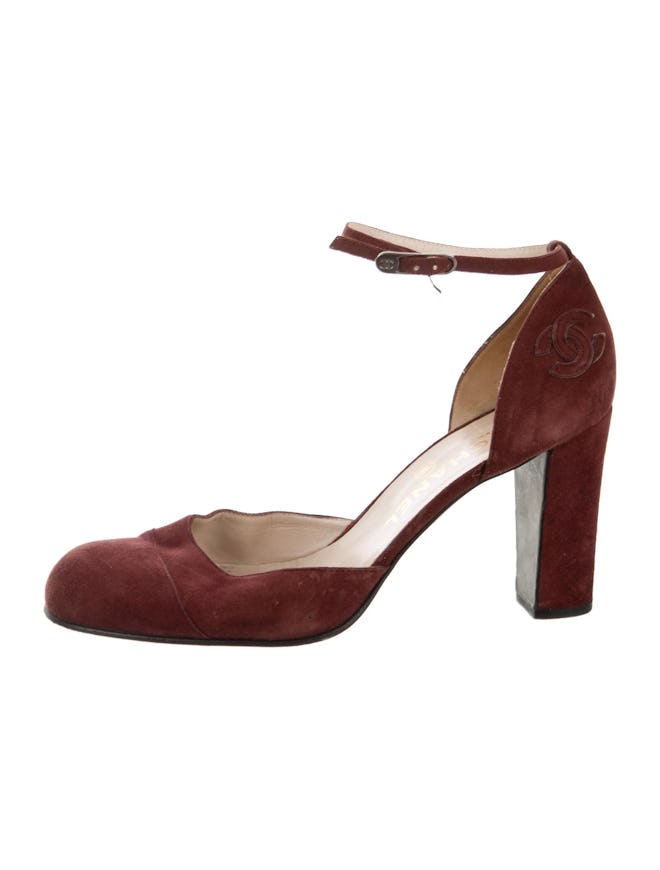 CC Suede Mary Jane Pumps