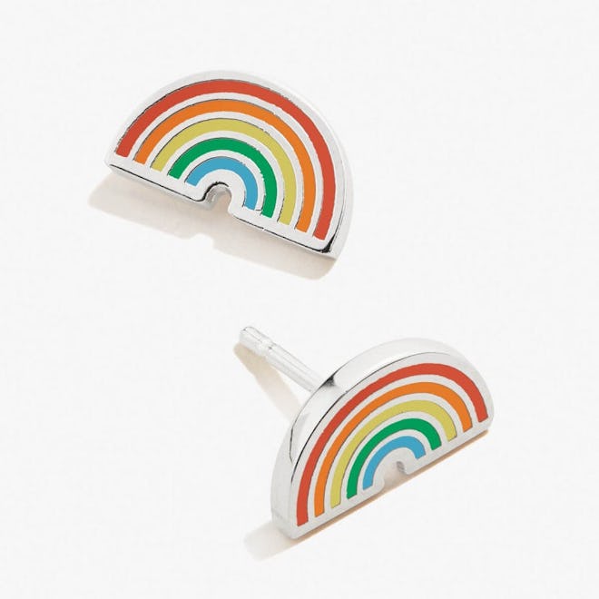 Color Infusion Rainbow Stud Earrings