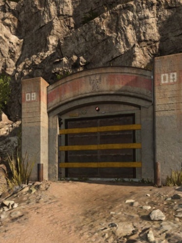 A bunker in Call of Duty: Warzone