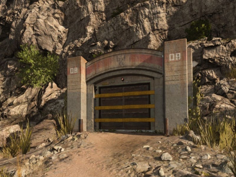 A bunker in Call of Duty: Warzone