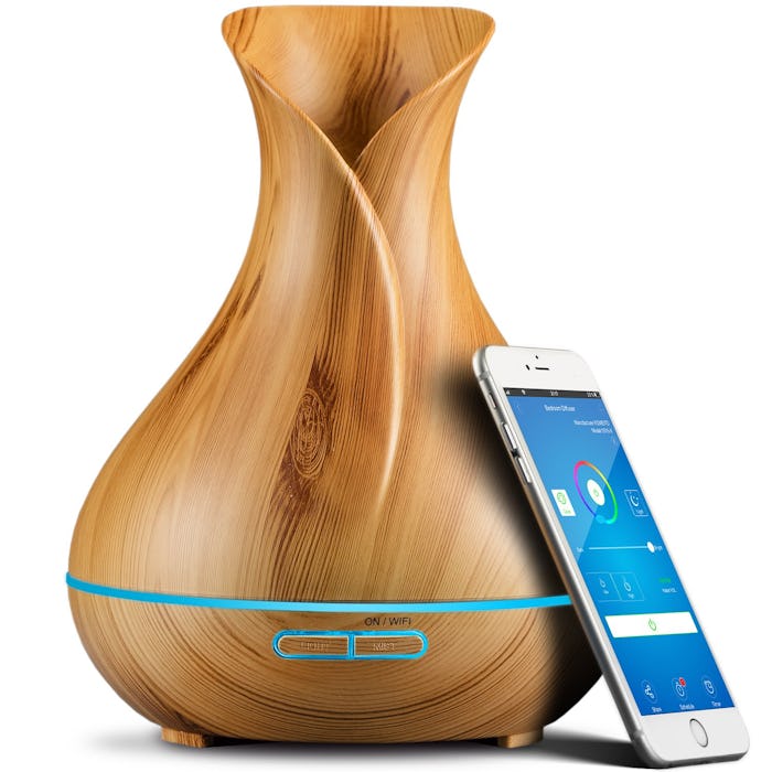 Sierra Modern Home Essential Oil Diffuser with Bluetooth