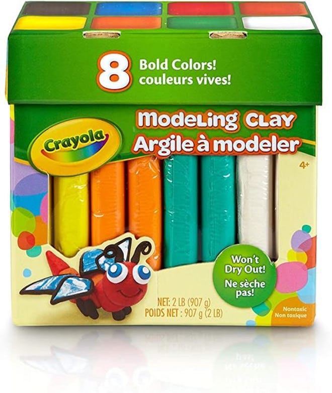 Crayola 8ct Modeling Clay, Bold Colors, 2 Lb. Gift for Kids Age 4 & Up