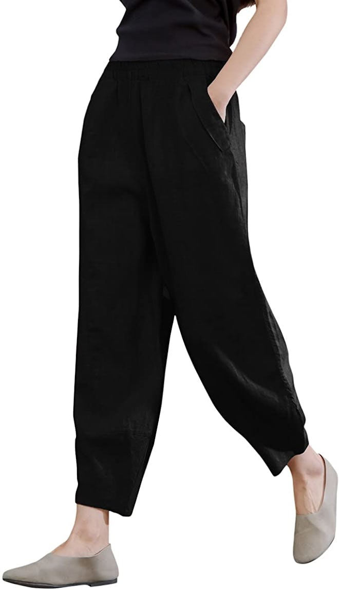 IXIMO Women's 100% Linen Pants