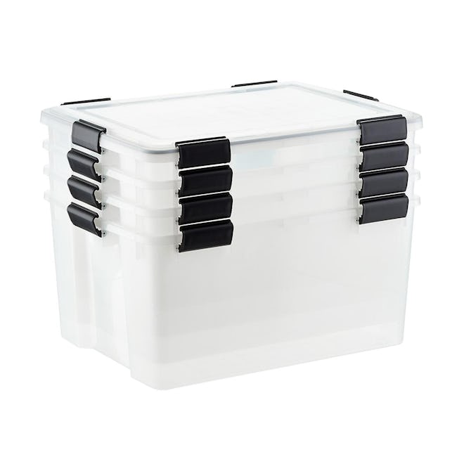 Clear Weathertight Totes Cases