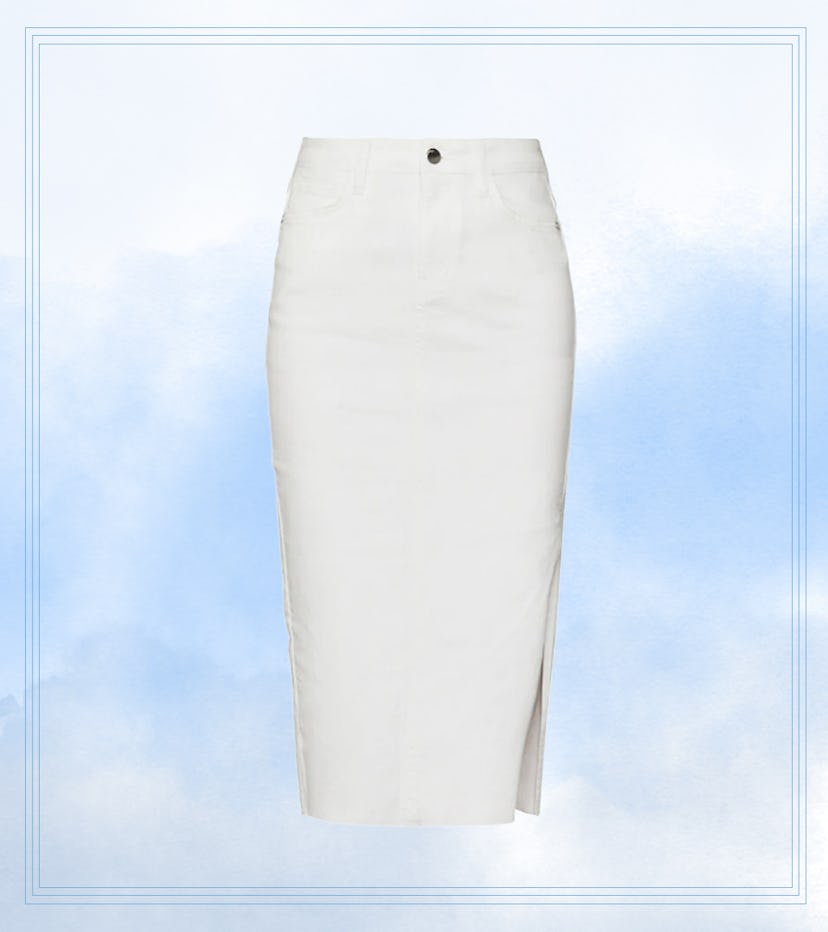 Denim Pencil Skirt