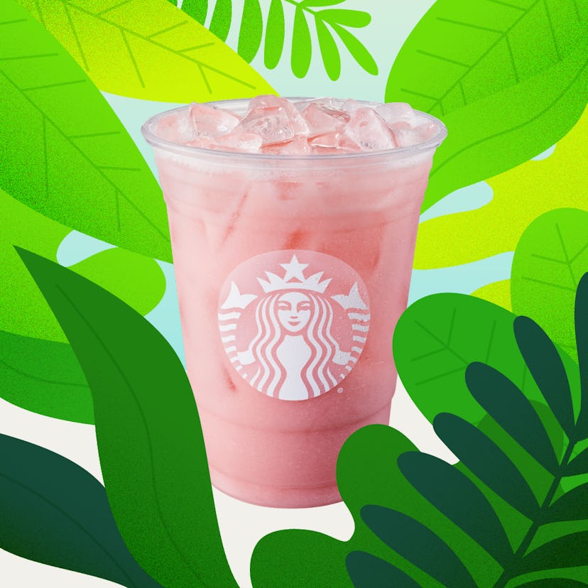 Starbucks new iced guava passionfruit drink is an Instagram-worthy pink.