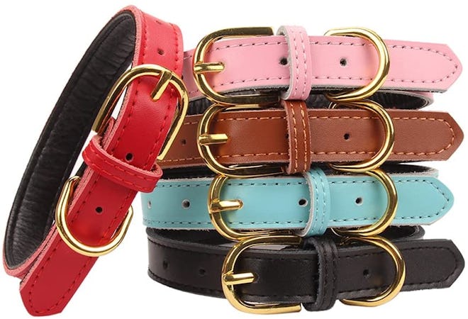 Aolove Leather Pet Collar