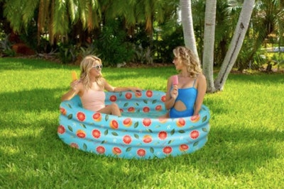 Inflatable Grapefruit Sunning Pool 