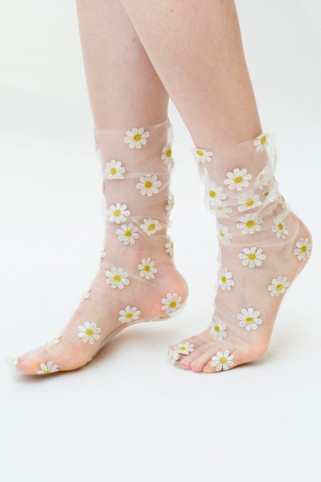 Daisy Tulle socks