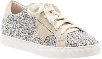 Syktkmx Womens Glitter Fashion Sneakers