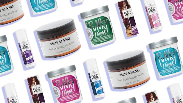 5 Temporary Hair Dyes For Dark Hair Without Bleaching