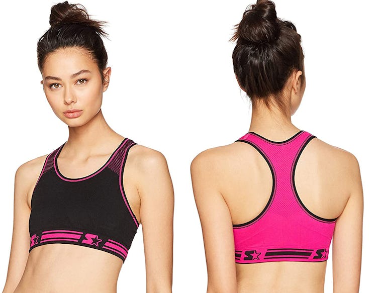 Starter Reversible Seamless Racerback Sports Bra