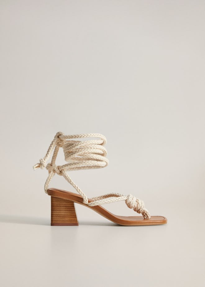 Interwoven Cord Sandals