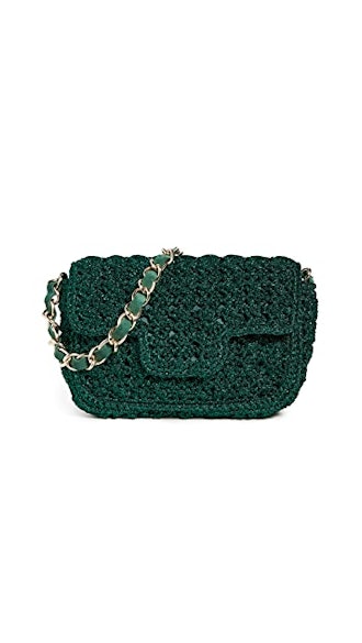 Caterina Bertini Woven Shoulder Bag