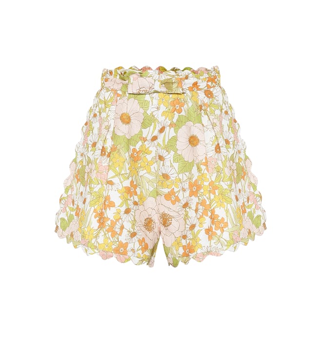 Super Eight Floral Linen Shorts 