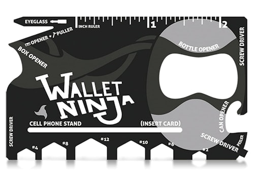 Wallet Ninja- 18 in 1 Credit Card Sized Multitool