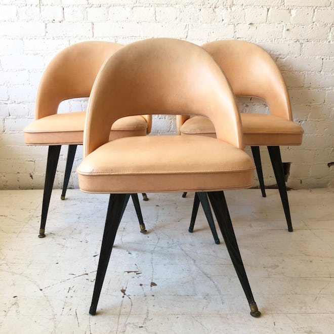 Atomic Peach Chairs