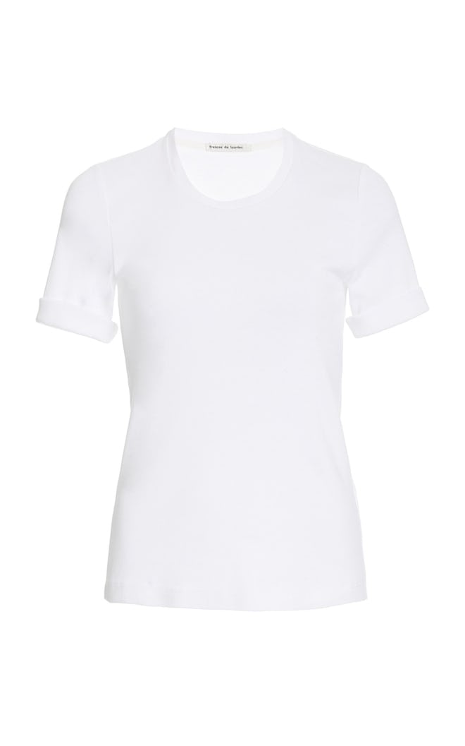 Sadie Crewneck Cotton T-Shirt 