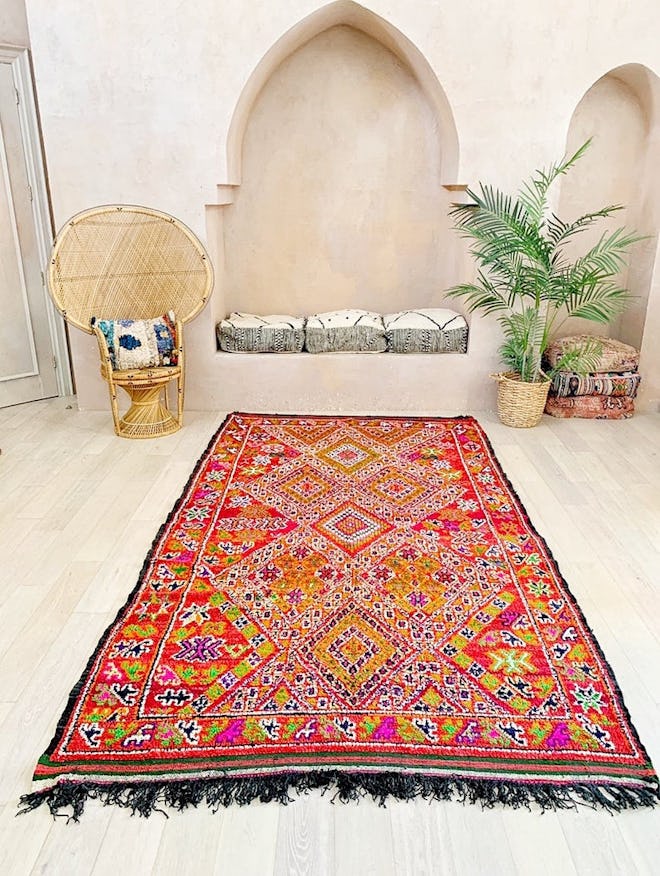 Large Colourful Moroccan Rug