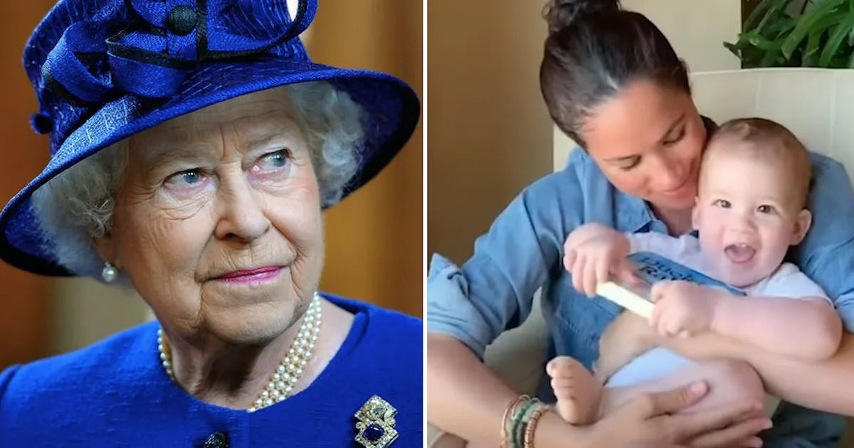 Queen Archie Queen Elizabeth Reportedly Commented On Baby Archie's Adorable Hair