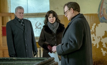 Stellan Skarsgård, Emily Watson, and Jared Harris in 'Chernobyl'