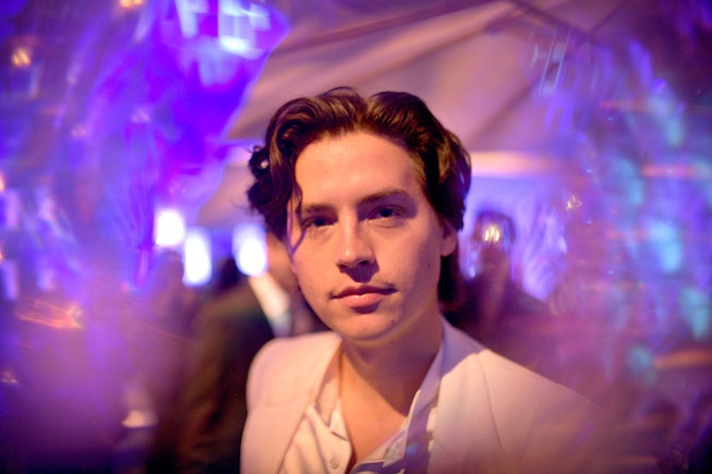 Cole Sprouse attends the 2020 Vanity Fair Oscar Party hosted by Radhika Jones at Wallis Annenberg Ce...