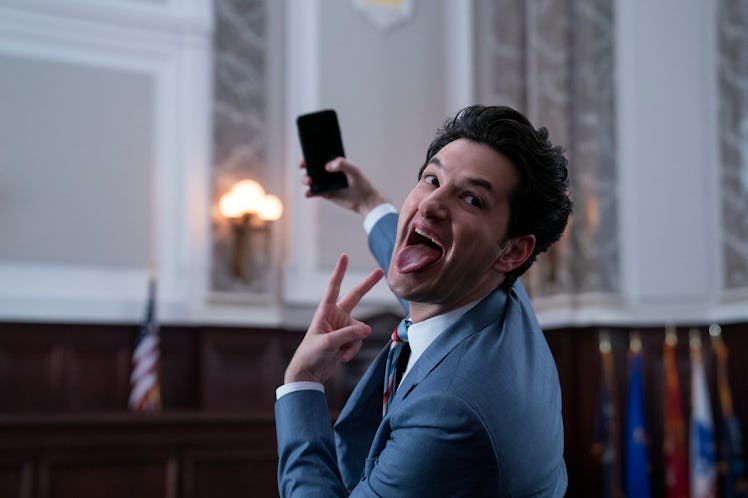 Ben Schwartz as his character F. Tony in 'Space Force'