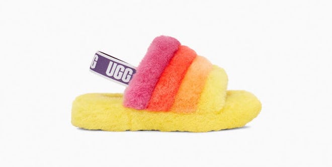 "Rainbow Fluff Yeah" Sandals