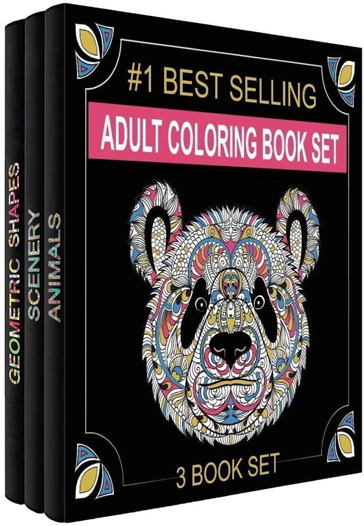 Creatively Calm Studios Adult Coloring Book Set (3-Pack)