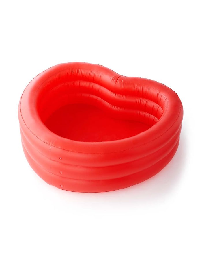 heart-shaped inflatable pool from ban.do