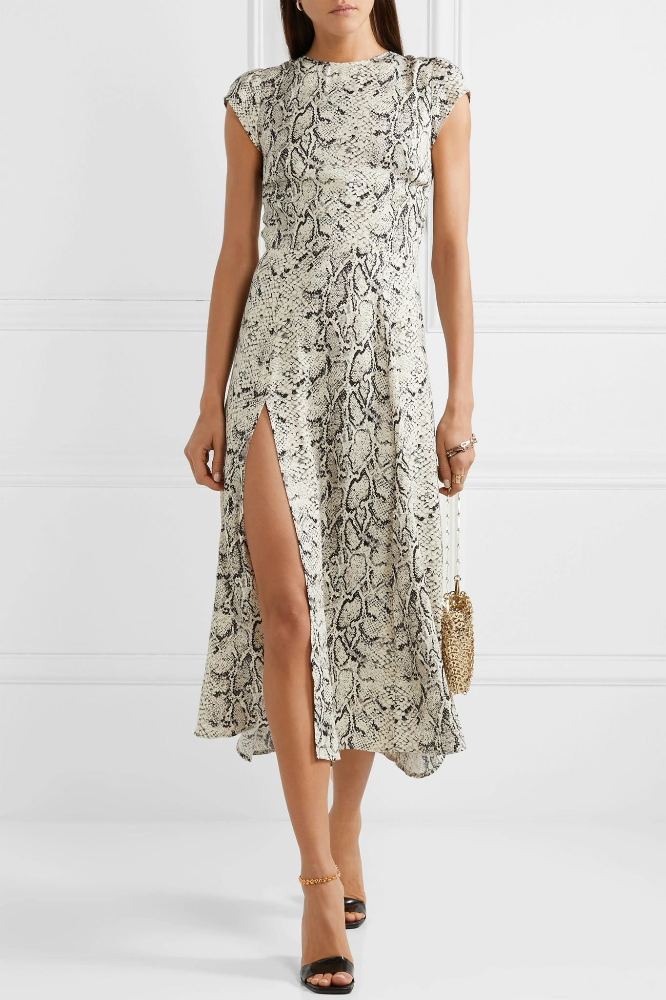 reformation haley midi dress