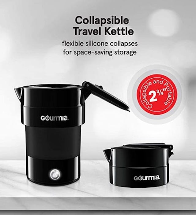 Gourmia Electric Collapsible Travel Kettle 