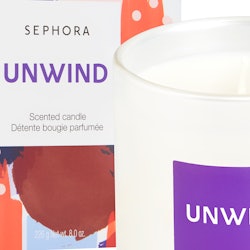 Unwind Scented Candle from Sephora Collection's new candle line.