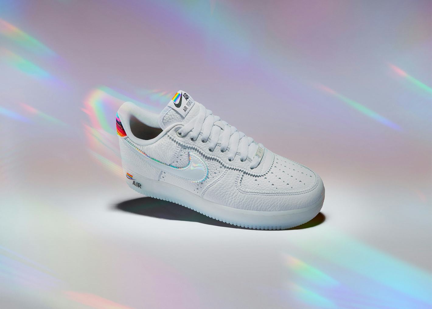 Nike's Pridethemed Air Force 1 features the more inclusive 'More Color