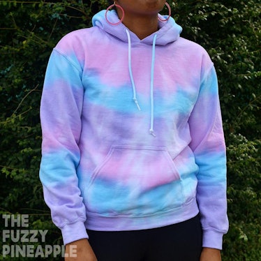 TheFuzzyPinapple Pastel Rainbow Hoodie Sweatshirt