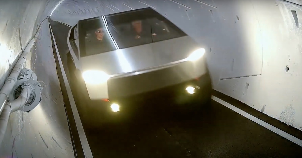 The Boring Company Video Shows Tesla Cybertruck Navigating