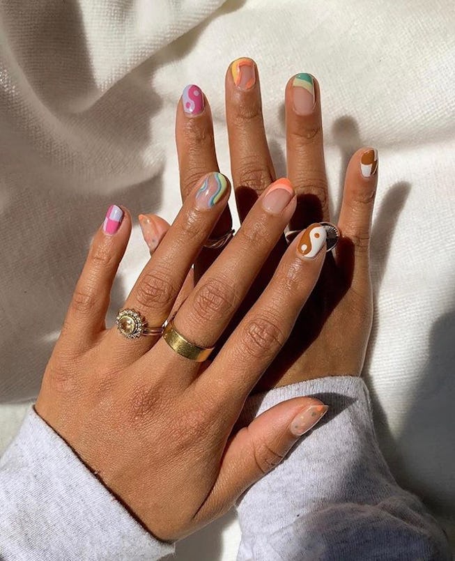 Clashing Nail Art Is Instagram S New Favorite Manicure Trend - What Is The New Nail Trend
