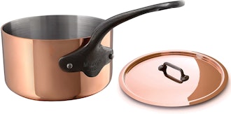 Mauviel M'Heritage Copper Saucepan with Lid (2.5mm)