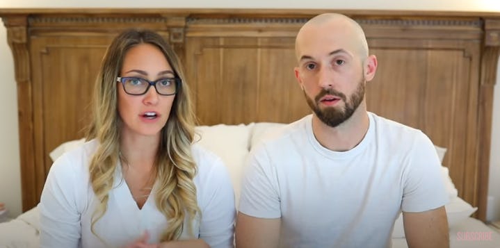 Myka Stauffer has "rehomed" her adopted son.