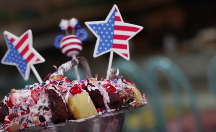 Disney's recipe for the Kitchen Sink Sundae includes 25 decadent ingredients, including a whole can ...