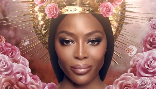Naomi Campbell, the face of Pat McGrath Labs DIVINE ROSE collection campaign.