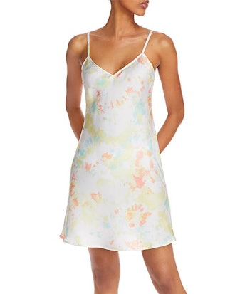 French Connection Satin Tie-Dyed Dress