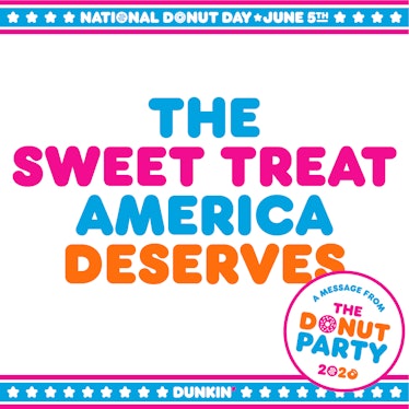 Dunkin's National Doughnut Day 2020 deal includes weekend-long discounts.