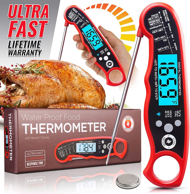 Alpha Grillers Instant Read Meat Thermometer