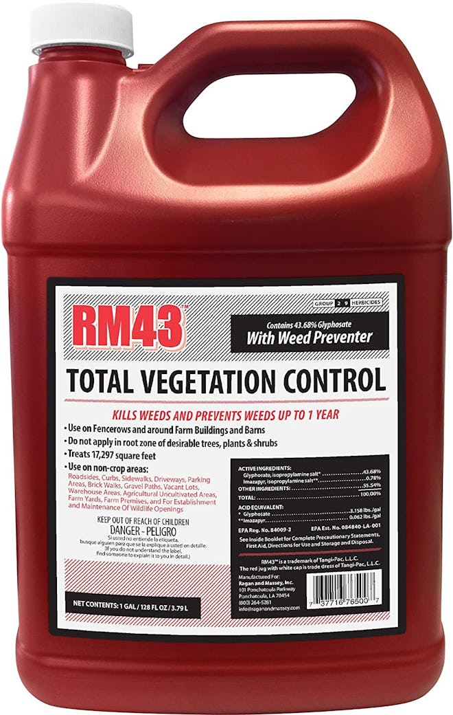 RM43 Weed Preventer Total Vegetation Control, 1 Gallon