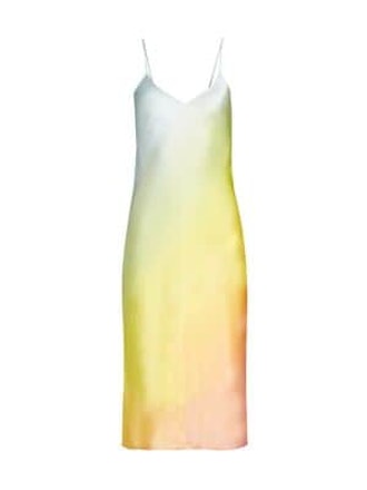 Cami NYC Raven Rainbow Slip Dress