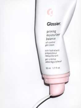 Glossier's Priming Moisturizer Balance is hybrid makeup and skin care. 