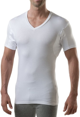 Thompson Tee Sweatproof Undershirt for Men with Underarm Sweat Pads